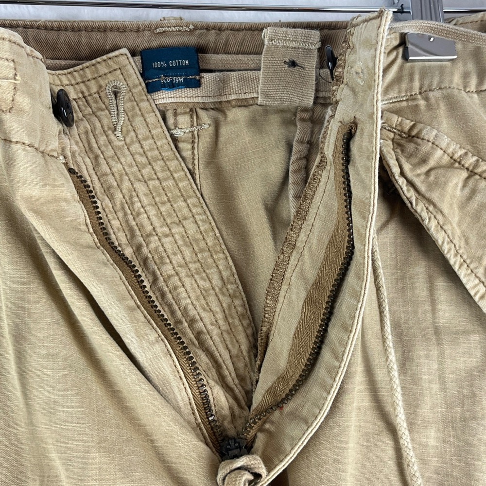 Vintage Polo Ralph Lauren Surplus Fit Military Cargo Pants Mens 32x32 Tan - Picture 5 of 16